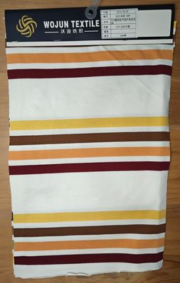 Un buon prezzo. Tessuto a maglia a righe liscio, delicato sulla pelle, confortevole e sano per t-shirt in linea