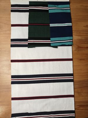 Un buon prezzo. Elegante e traspirante con una buona vestibilità. Tessuto a maglia a righe sano per T-shirt in linea