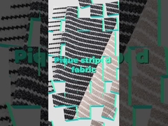 Il piquè respirabile tricotta il tessuto, tessuto a strisce della maglietta della multi primavera di colore