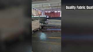 Ispezione del tessuto di qualità giorno e notte