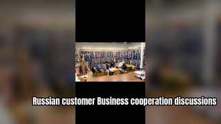 In diretta dal nostro showroom: una giornata produttiva con i nostri clienti dalla Russia